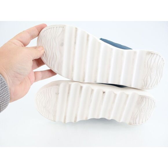 Softinos  Weal Slip-on Sandal Slides Size 38 7.5 Blue Slip on Flat Sole Platform - Picture 8 of 9